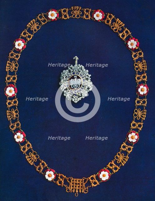 The Lord's Mayor's Badge and Collar, 1916. Artist: Unknown