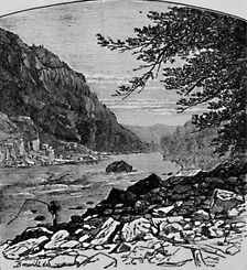 The Lower Cañon 1883. Artist: Charles E.H Bonwill