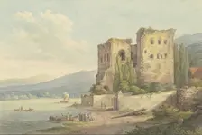 The Lower Castle (Bromserburg) near Rudesheim am Rhein, 1803. Creator: Georg Melchior Kraus