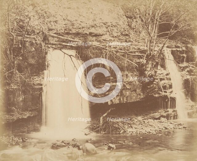 The Lower Fall, 1856. Creator: G. B. Gething.