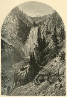 The Lower Falls 1872. Creator: Harry Fenn