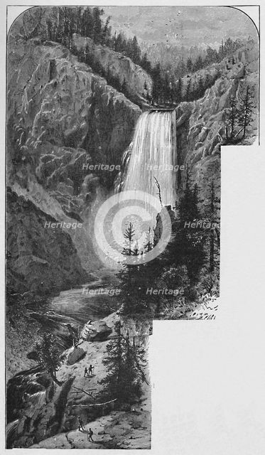 'The Lower Falls', 1883. Artist: Unknown.