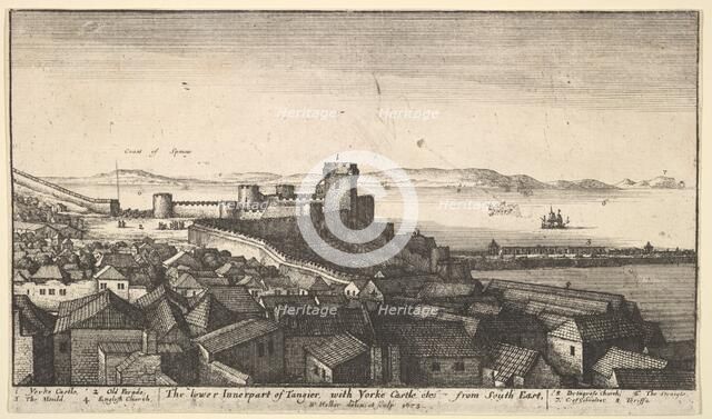 The lower inner part of Tangier, 1673. Creator: Wenceslaus Hollar.