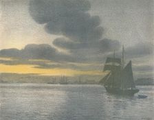 The Lower Thames c1900. Artist: Thomas Robert Way