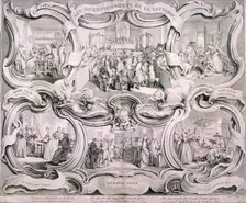 The Lottery, 1751. Artist: Nathaniel Parr