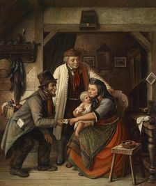 The lottery ticket seller. Creator: Schmitz, Philipp (1824-1887)
