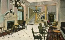 The Lounge, Abercorn Rooms, Liverpool Street Hotel c1907. Creator: Unknown