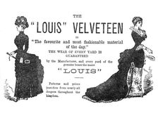 The "Louis" Velveteen, 1883. Creator: Unknown