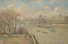 The Louvre From The Pont Neuf, 1902. Creator: Camille Pissarro