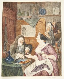 The Love Affair, Second Half of the 17th century. Creator: Brakenburgh, Richard (1650-1702)