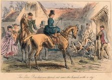 The Love Box door was opened, out came the hounds with a cry 1865. Artists: Robert Smith Surtees, John Leech, Hablot Knight Browne