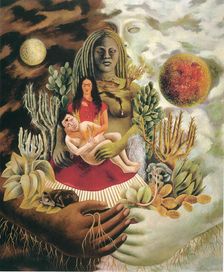 The Love Embrace of the Universe, the Earth (Mexico), Myself, Diego and Señor Xólotl., 1949. Creator: Frida Kahlo
