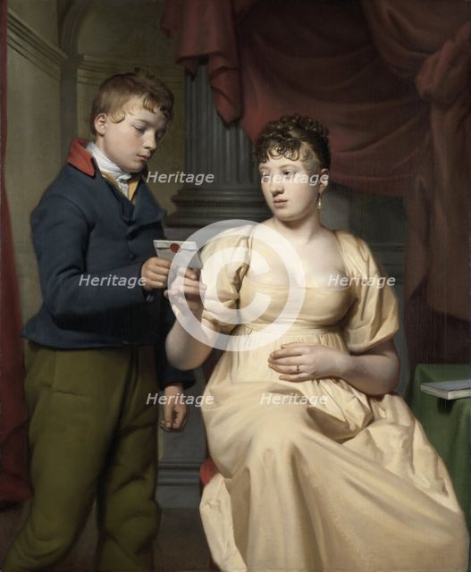 The Love Letter, 1808. Creator: Willem Bartel van der Kooi.
