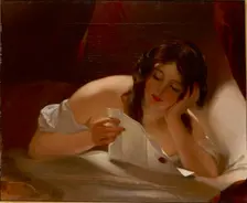 The Love Letter, 1834. Artist: Thomas Sully