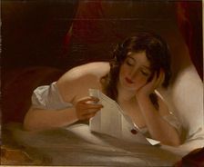 The Love Letter, 1834. Artist: Thomas Sully