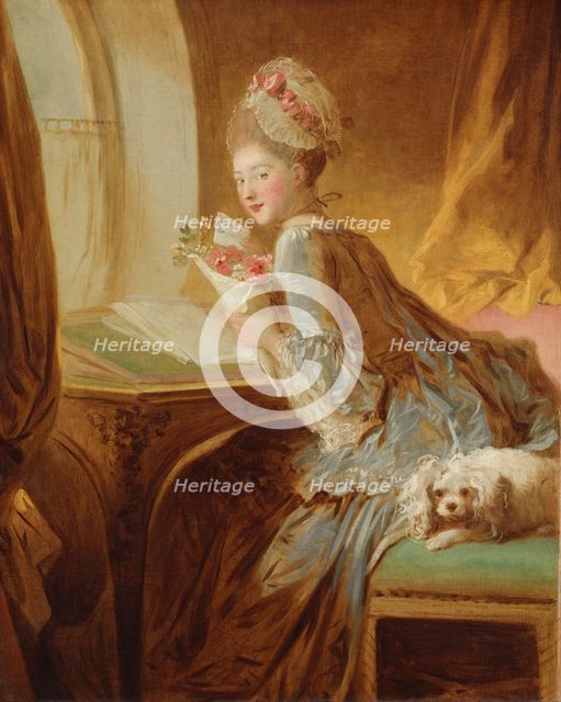 The Love Letter, early 1770s. Creator: Jean-Honore Fragonard.