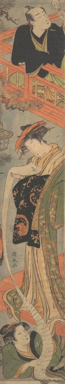 The Love Letter, late 18th century. Creator: Torii Kiyonaga