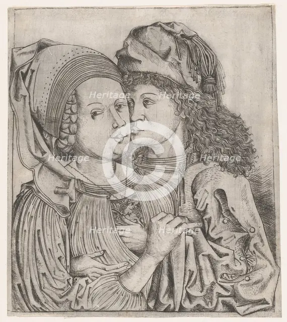 The Lovers, 15th century. Creator: Monogrammist b.g..