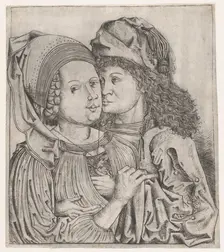 The Lovers, 15th century. Creator: Monogrammist b.g.