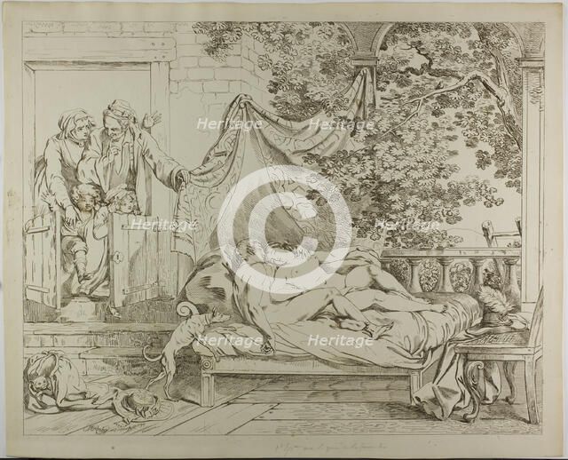 The Lovers, 1799. Creator: Johann Heinrich Ramberg.