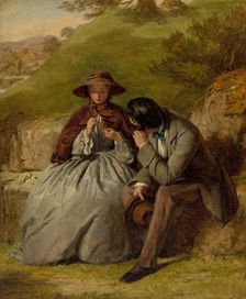 The Lovers, 1855. Creator: William Powell Frith