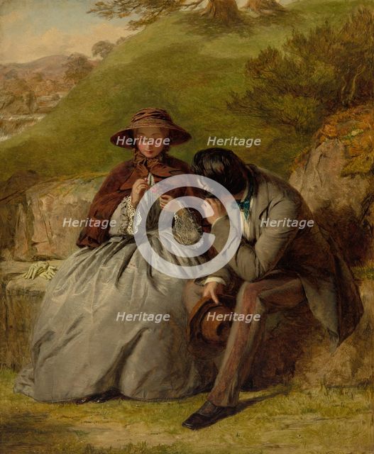 The Lovers, 1855. Creator: William Powell Frith.