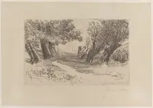 The Lovers Walk, No. I, 1864., 1864. Creator: Francis Seymour Haden