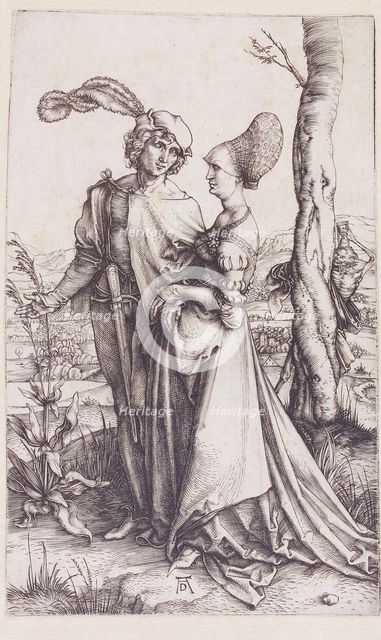 The Lovers and death (The walk).