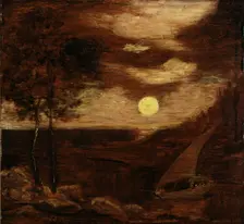 The Lovers Boat, ca. 1881. Creator: Albert Pinkham Ryder