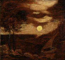 The Lovers Boat, ca. 1881. Creator: Albert Pinkham Ryder