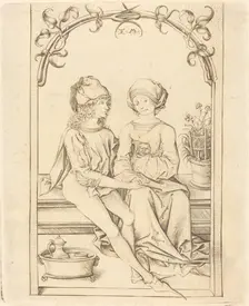 The Lovers, c. 1490. Creator: Israhel van Meckenem