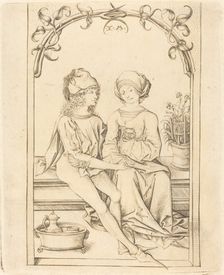 The Lovers, c. 1490. Creator: Israhel van Meckenem
