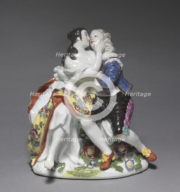 The Lovers, c. 1740. Creator: Meissen Porcelain Factory (German); Johann Friedrich Eberlein (German, 1696-1749).