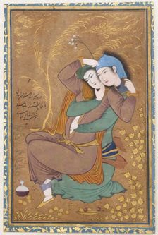 The Lovers, dated A.H. 1039/ A.D. 1630. Creator: Riza