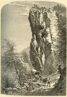 "The Lovers Leap" - At Early Sunrise 1872. Creator: John J. Harley