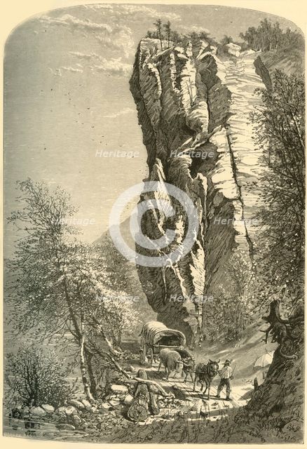 '"The Lovers' Leap" - At Early Sunrise', 1872. Creator: John J. Harley.