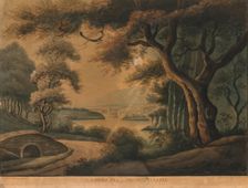 The Lovers Oak near Delville Castle, late 18th century? Creator: Sarah Broome