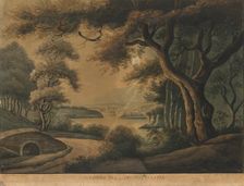 The Lovers Oak near Delville Castle, late 18th century? Creator: Sarah Broome