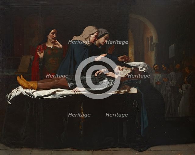 The Lovers of Teruel, 1857. Creator: Juan García Martínez.