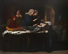 The Lovers of Teruel, 1857. Creator: Juan García Martínez