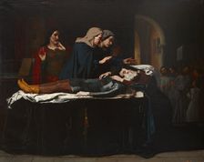 The Lovers of Teruel, 1857. Creator: Juan García Martínez