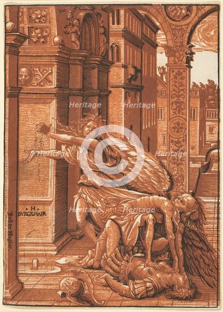 The Lovers Surprised by Death. Creator: Hans Burgkmair, the Elder.