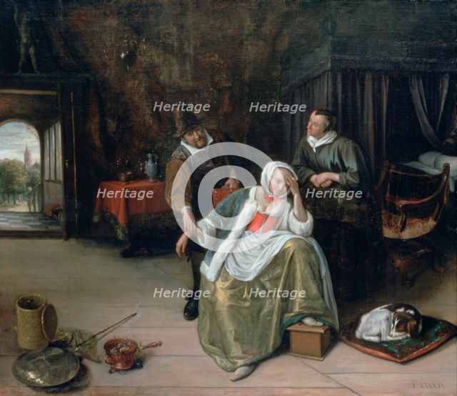 'The Lovesick Maiden', c1660. Artist: Jan Steen