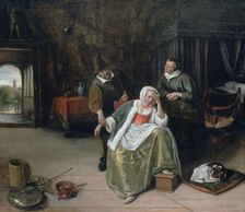 The Lovesick Maiden c1660. Artist: Jan Steen