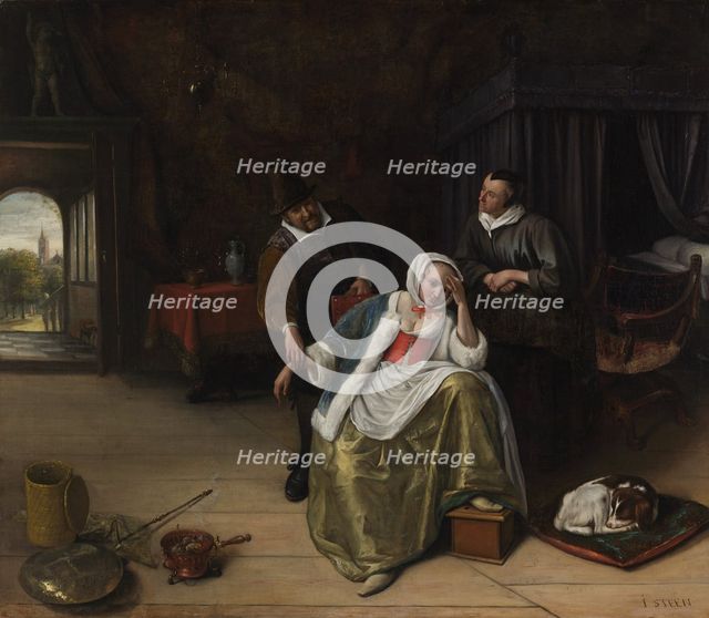 The Lovesick Maiden, ca. 1660. Creator: Jan Steen.