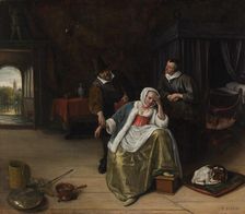 The Lovesick Maiden, ca. 1660. Creator: Jan Steen