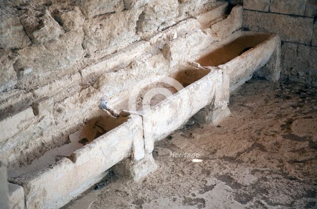 The public baths at Nemea, Greece. Creator: Samuel Magal.