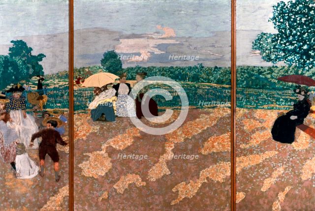'The Public Gardens' (detail), 1894. Artist: Edouard Vuillard