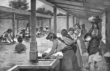 'The Public Laundry at Ciudad Vieja, near Antigua 1890. Creator: Unknown