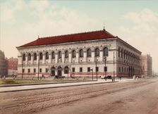 The Public Library of the city of Boston, c1900. Creator: Unknown